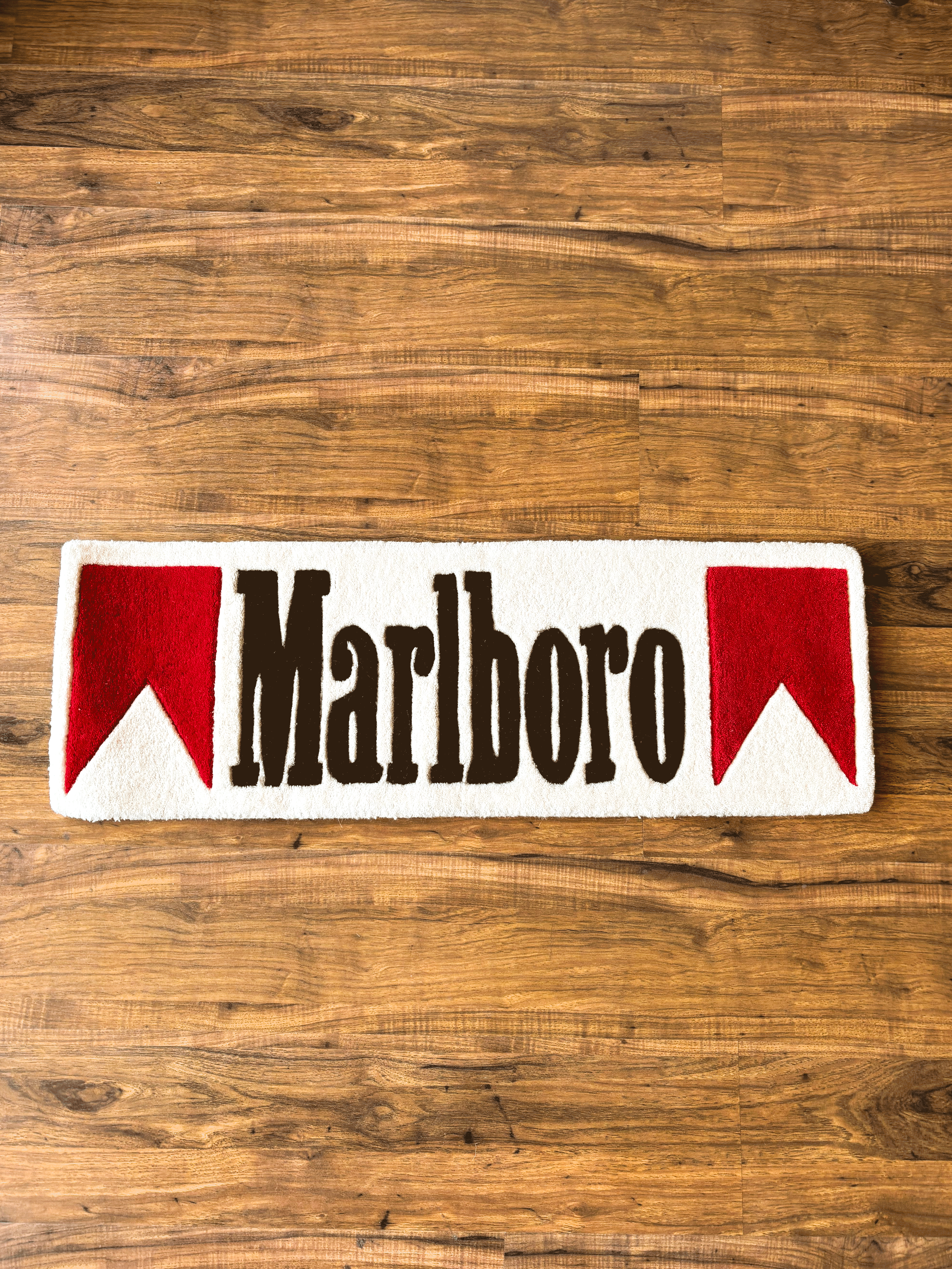 Marlboro logo Hand-Tufted Rug