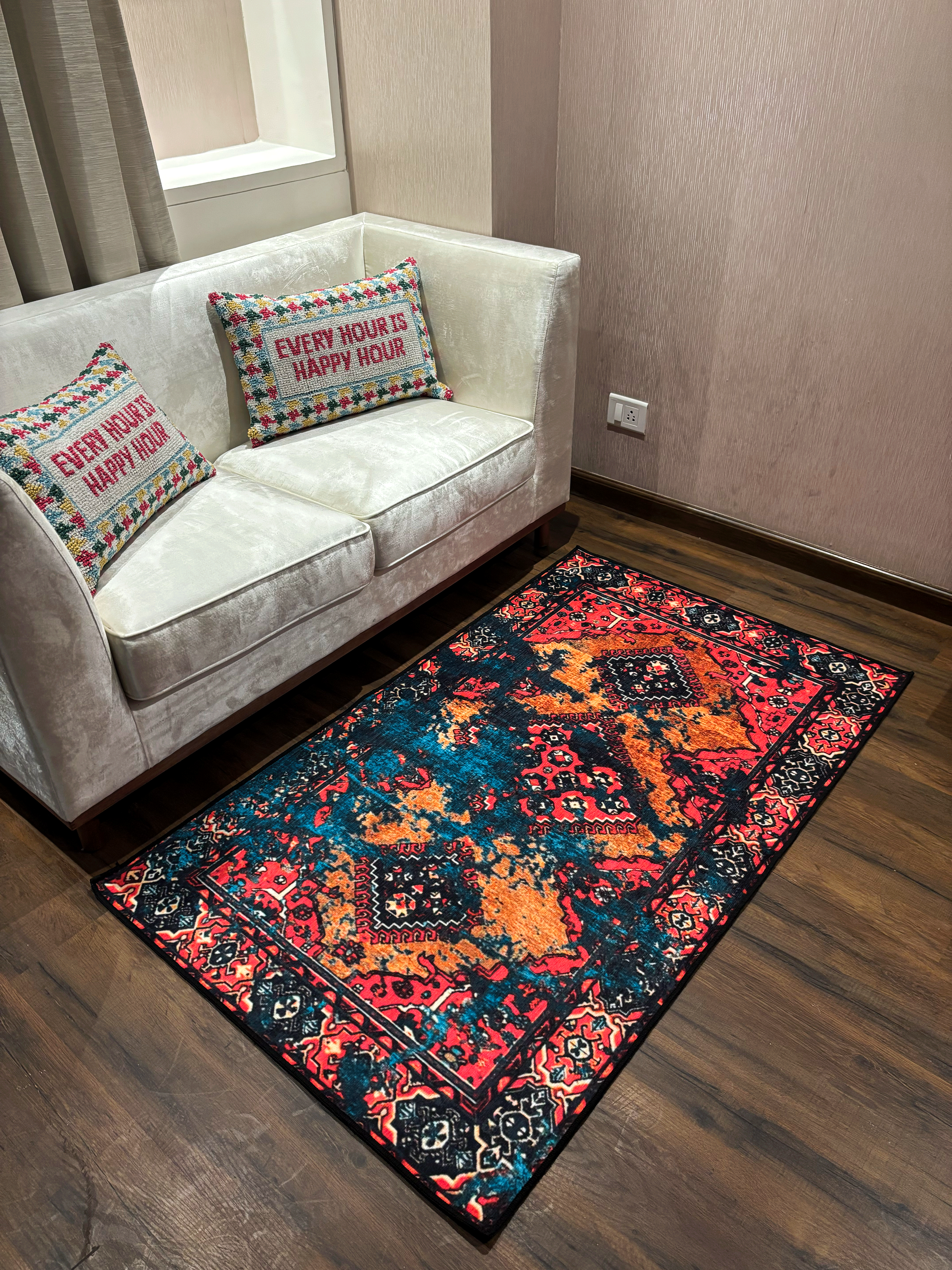 Traditional design Washable Rug