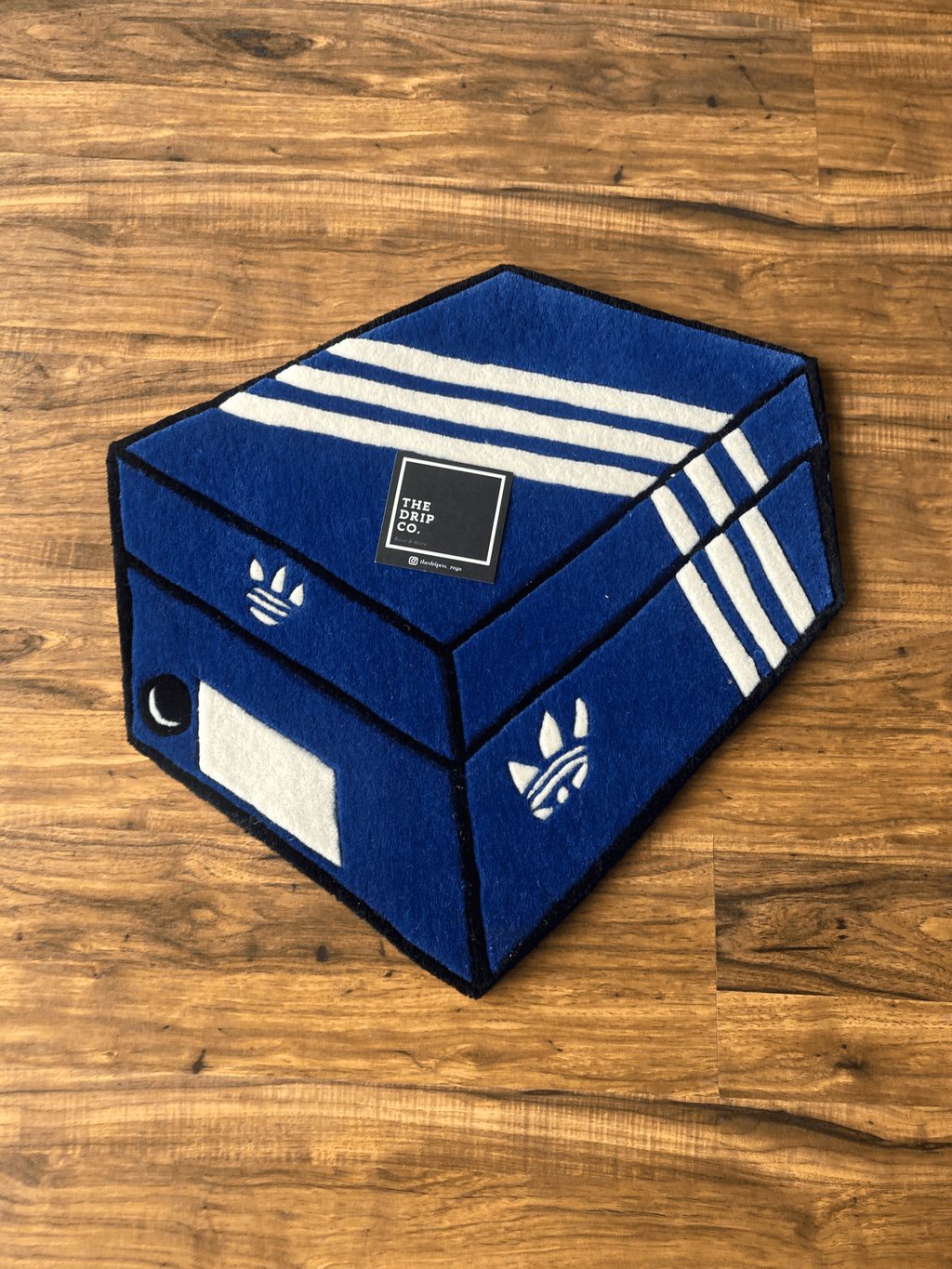 Adidas Shoe Box Hand Tufted Rug by The Drip Co