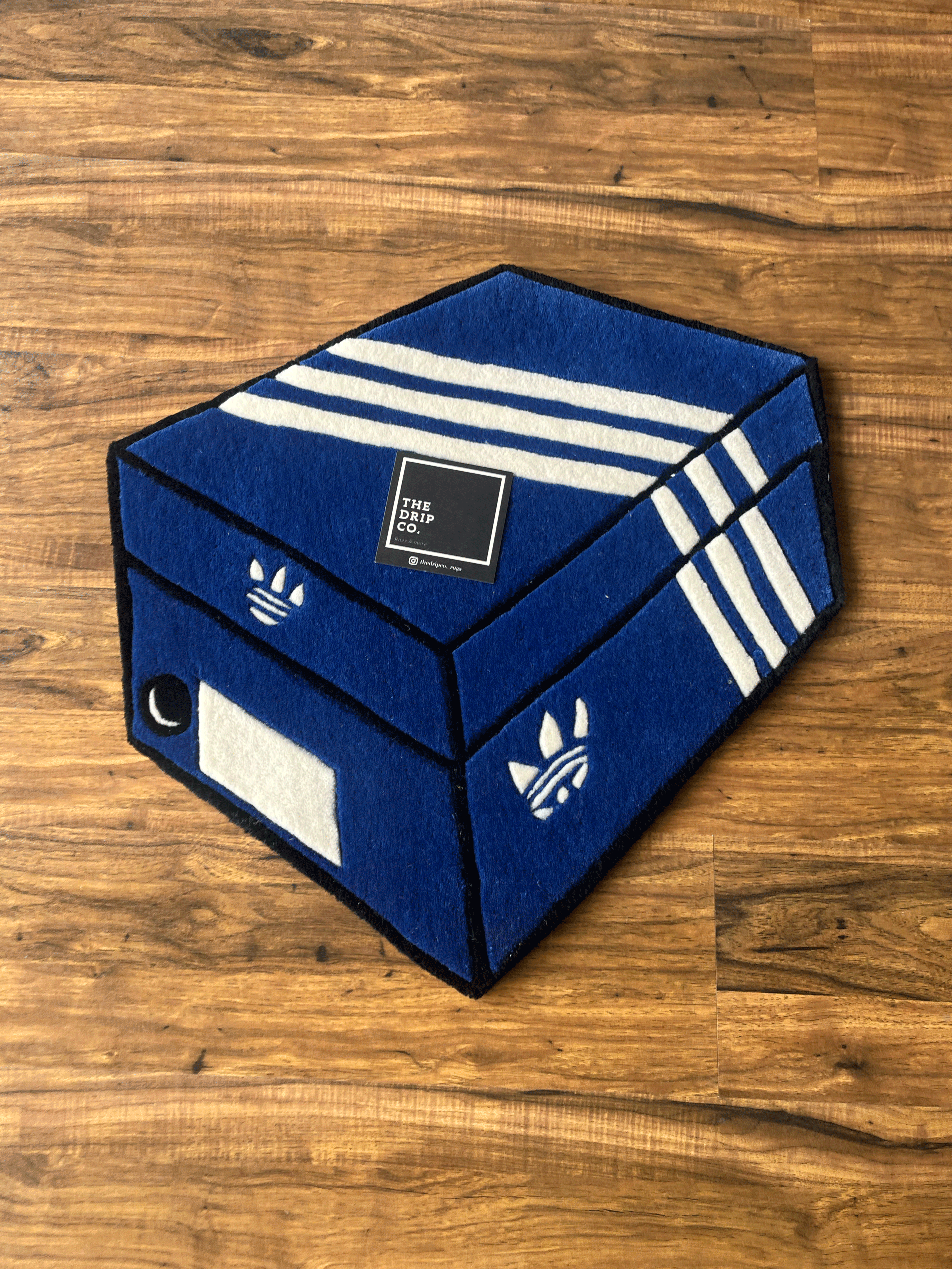 Adidas Shoe Box Hand Tufted Rug by The Drip Co.