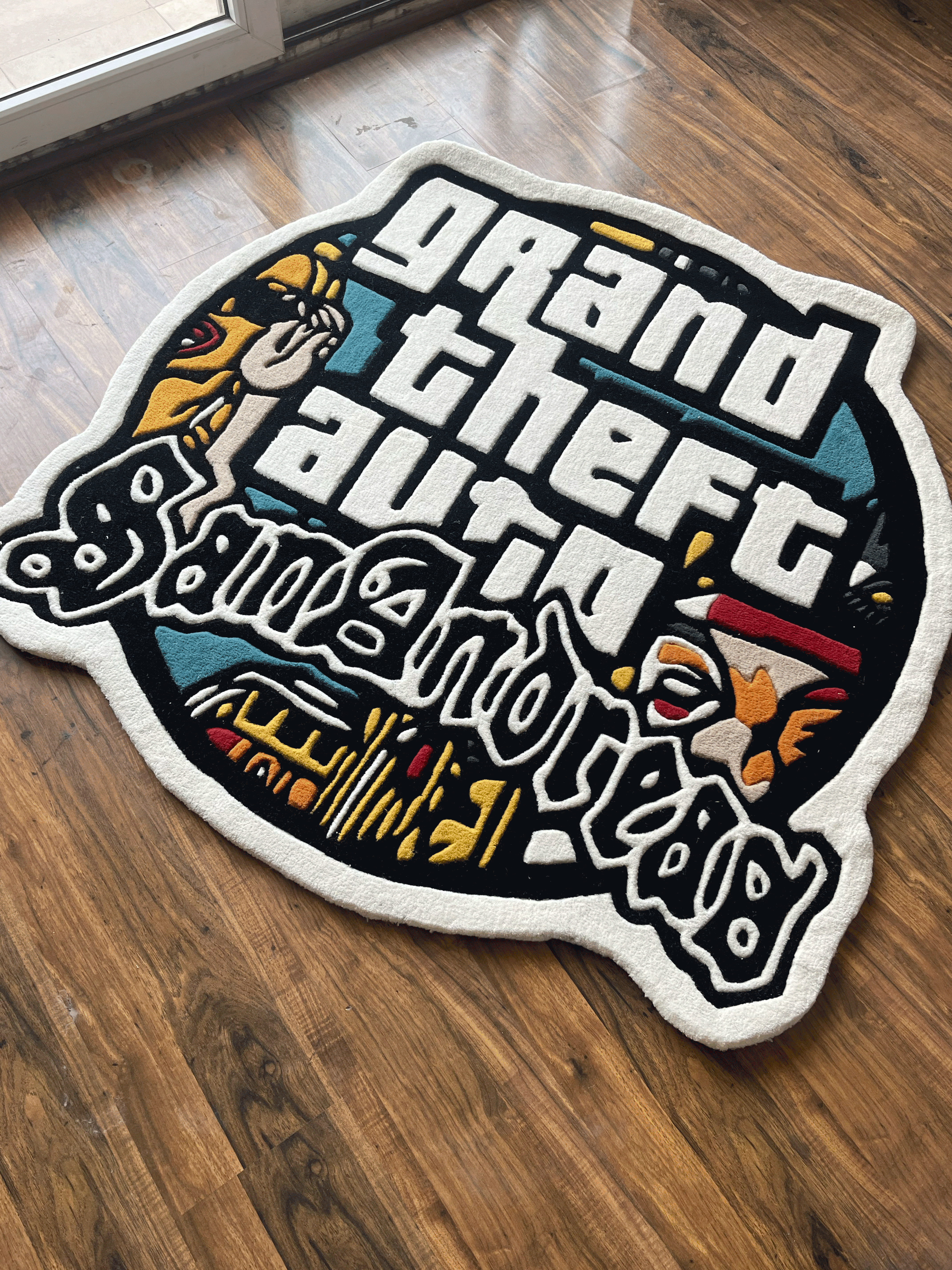 GTA San Andreas logo Hand tufted Rug