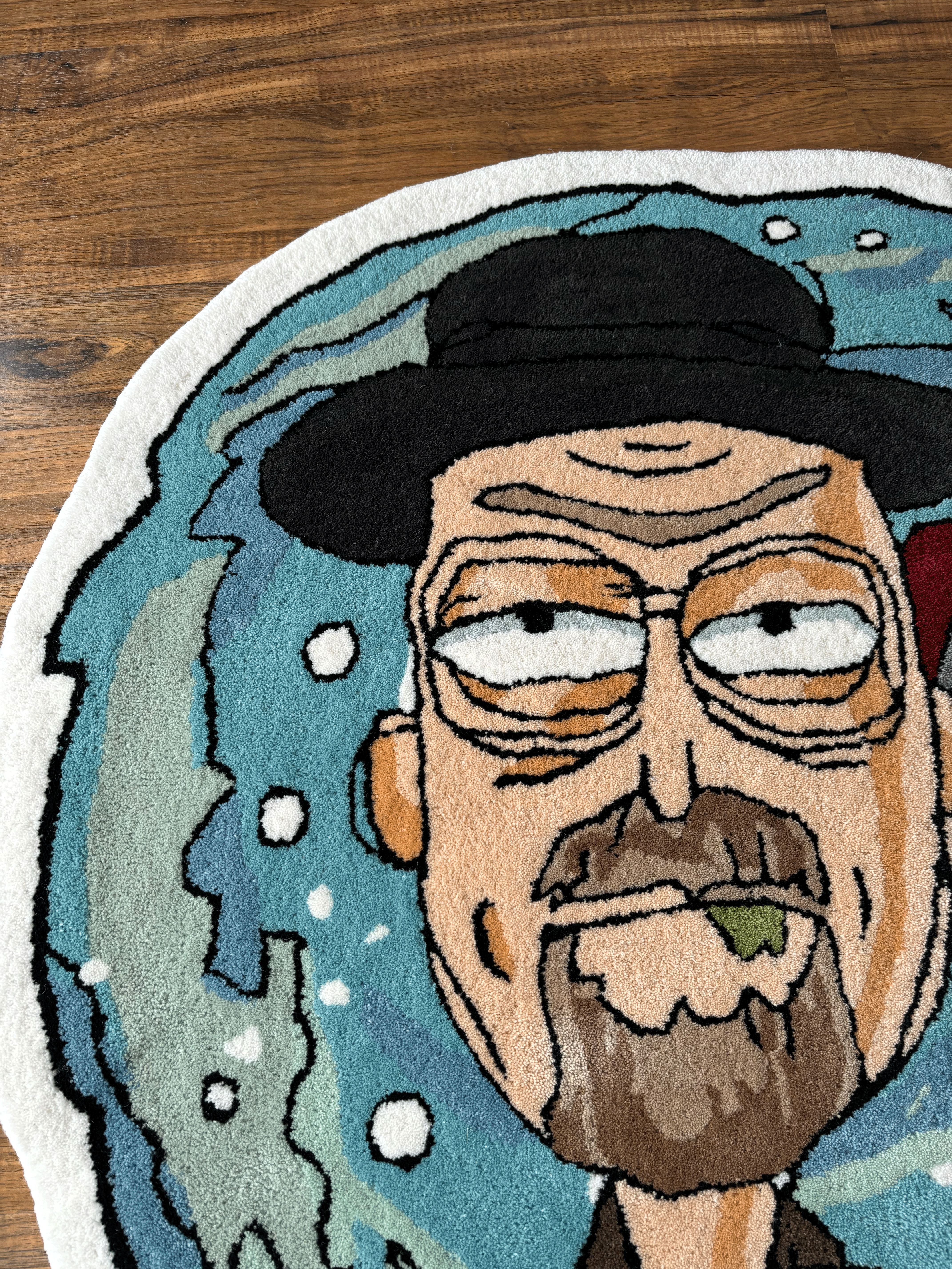 Rick & Morty X Breaking Bad Hand Tufted Rug