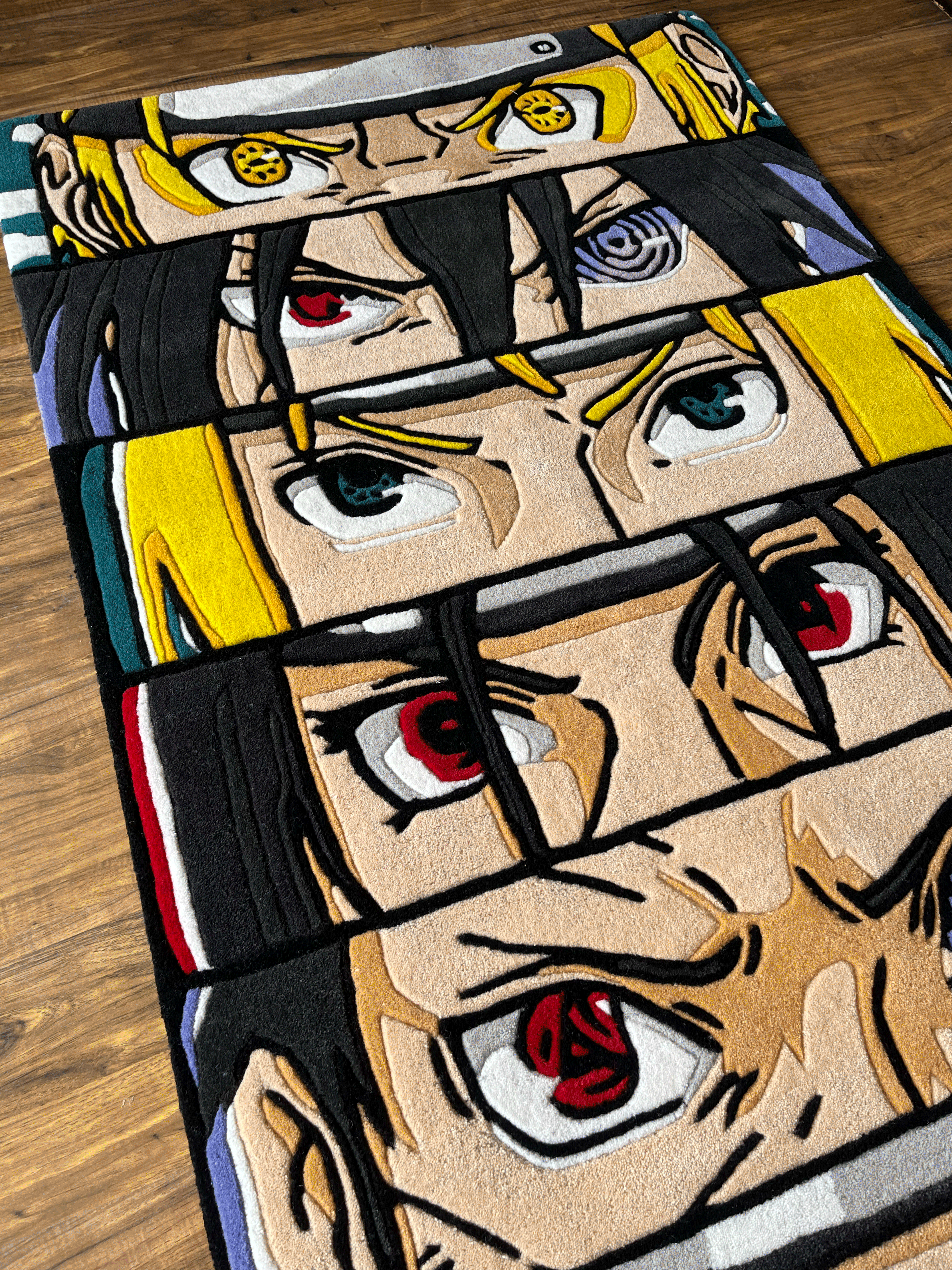 Legendary Eyes Rug - Naruto - Hand Tufted Rug