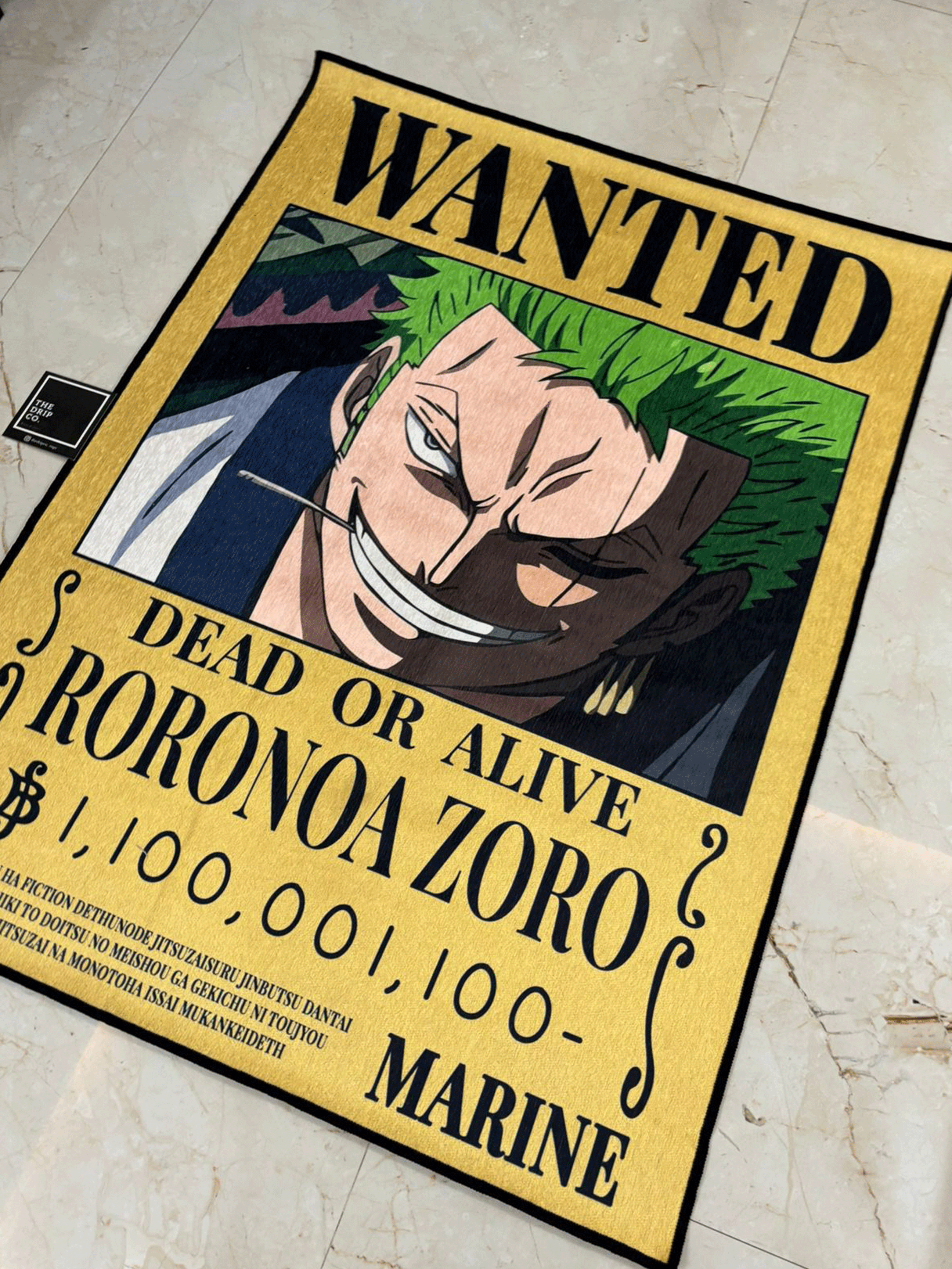 Zoro Wanted Printed Rug