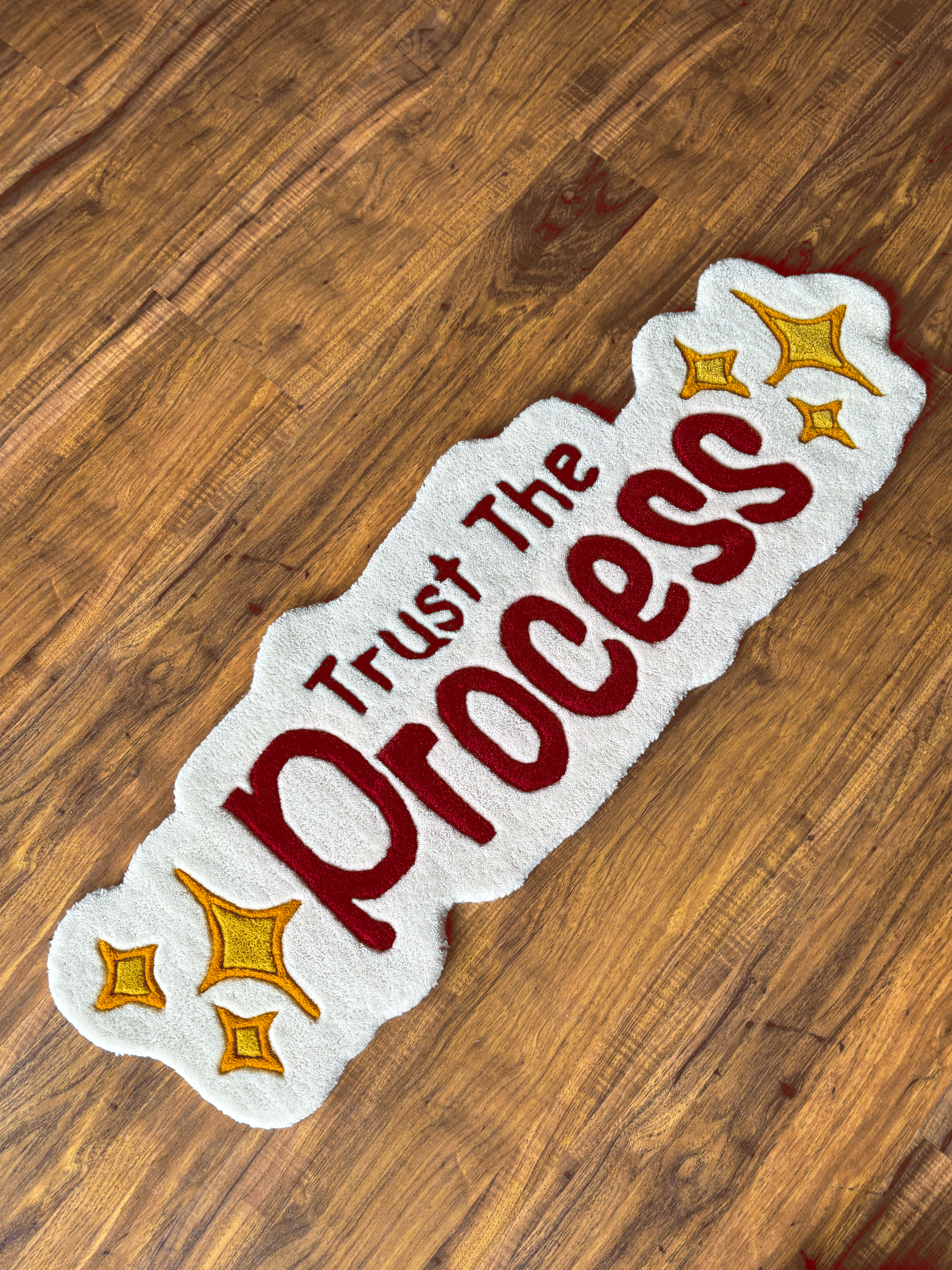 Trust The Process Hand tufted Rug