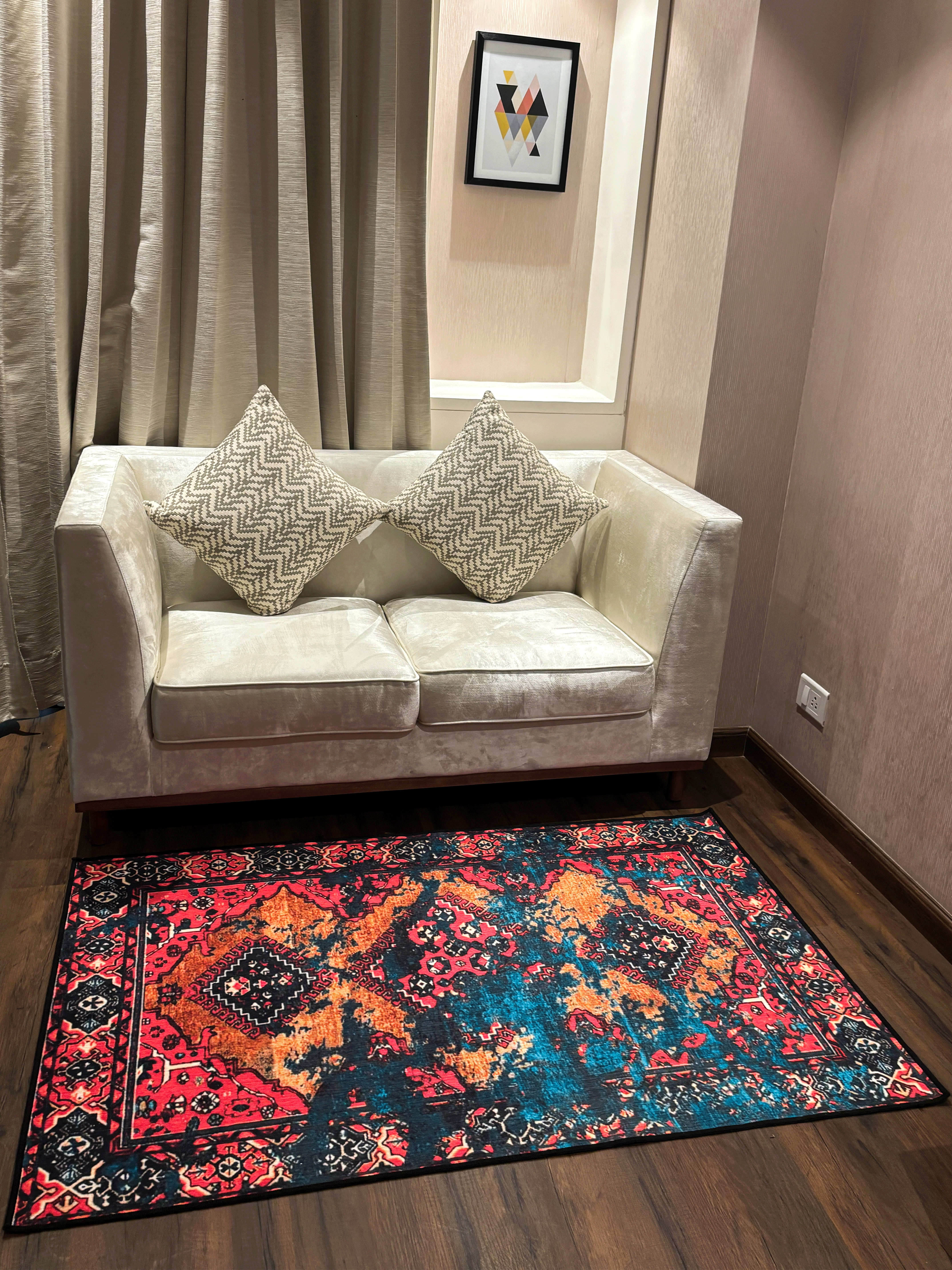 Traditional design Washable Rug