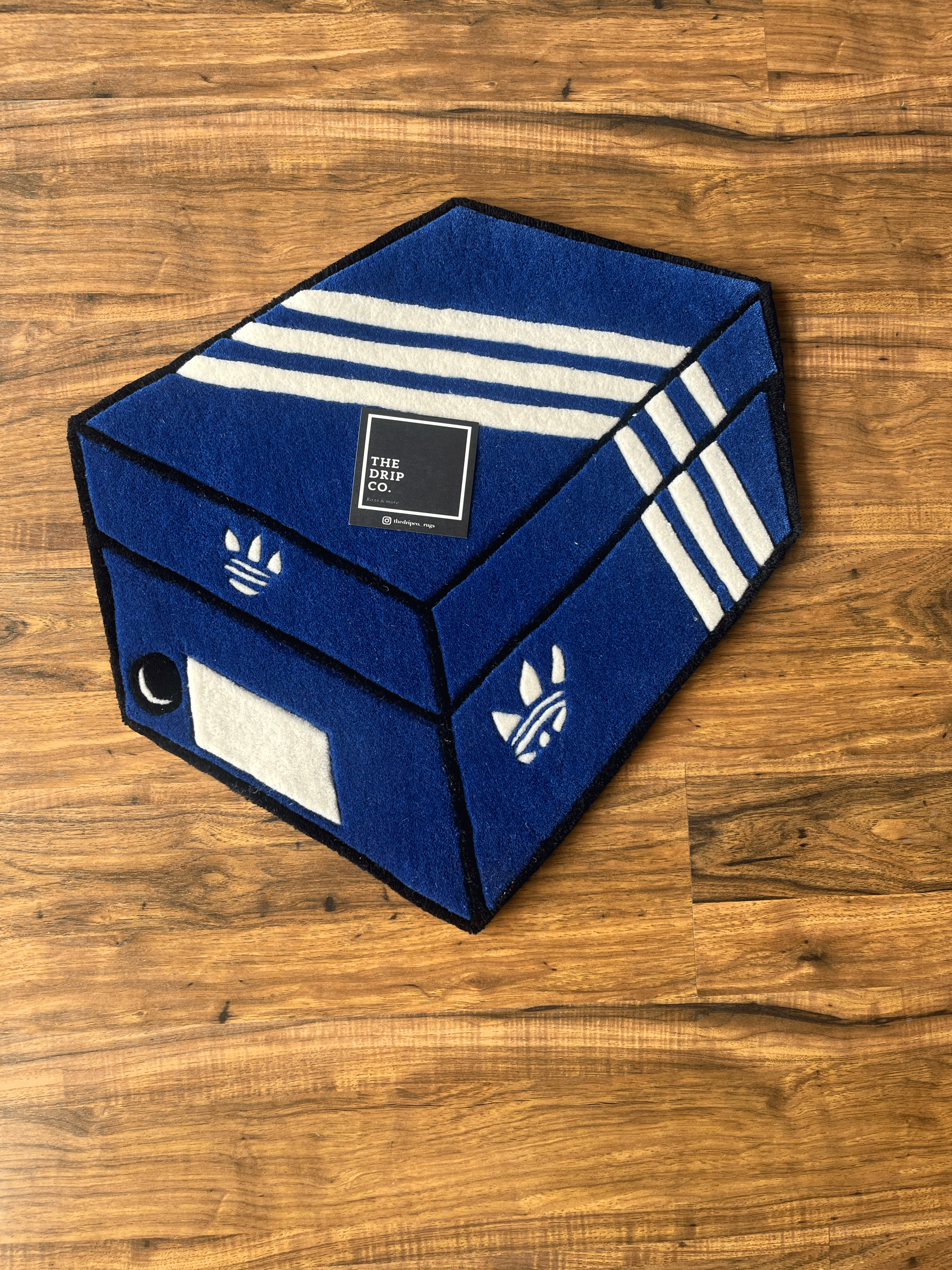 Adidas Shoe Box Hand Tufted Rug by The Drip Co.