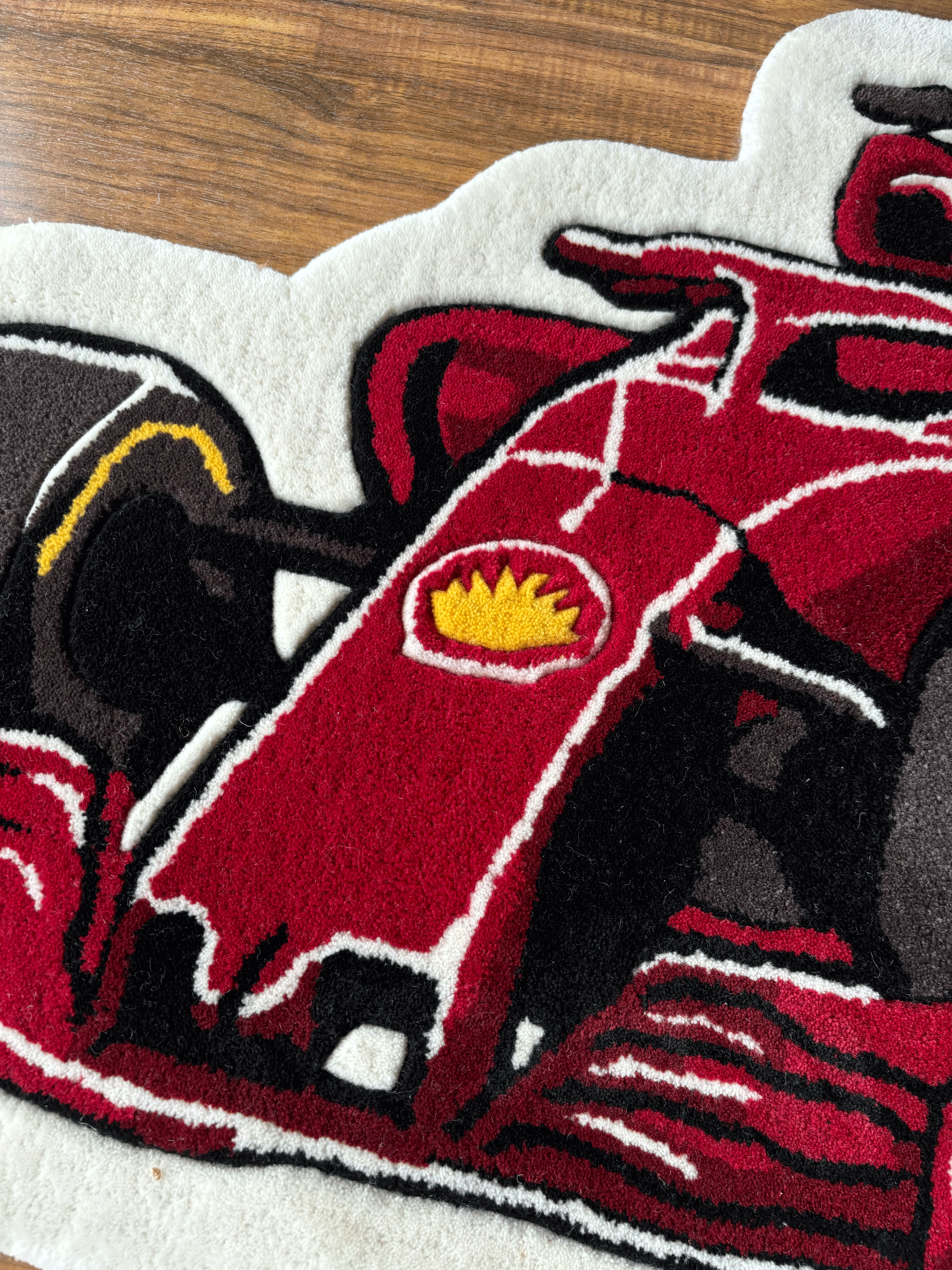 F1 Ferrari Rug