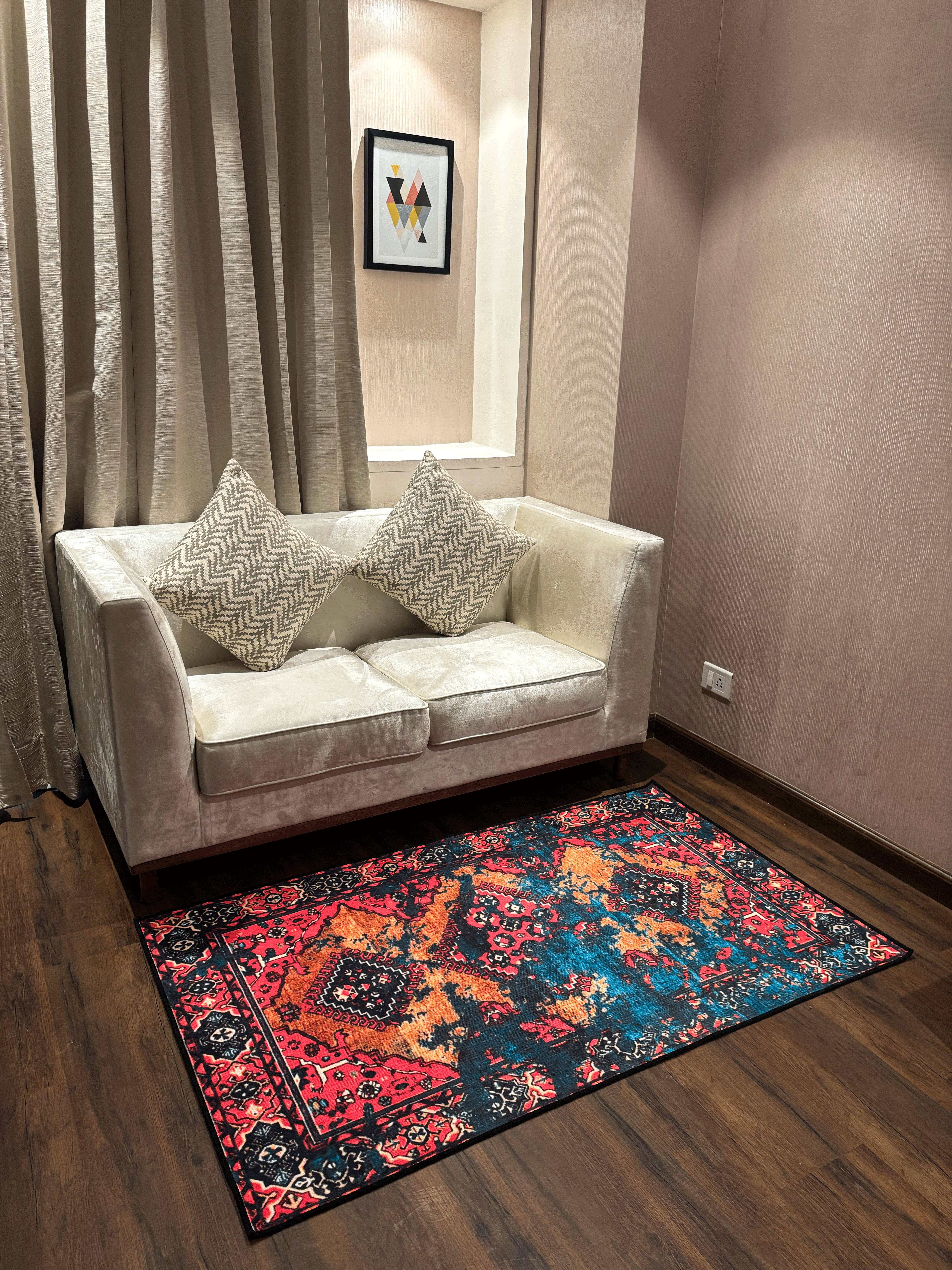 Traditional design Washable Rug