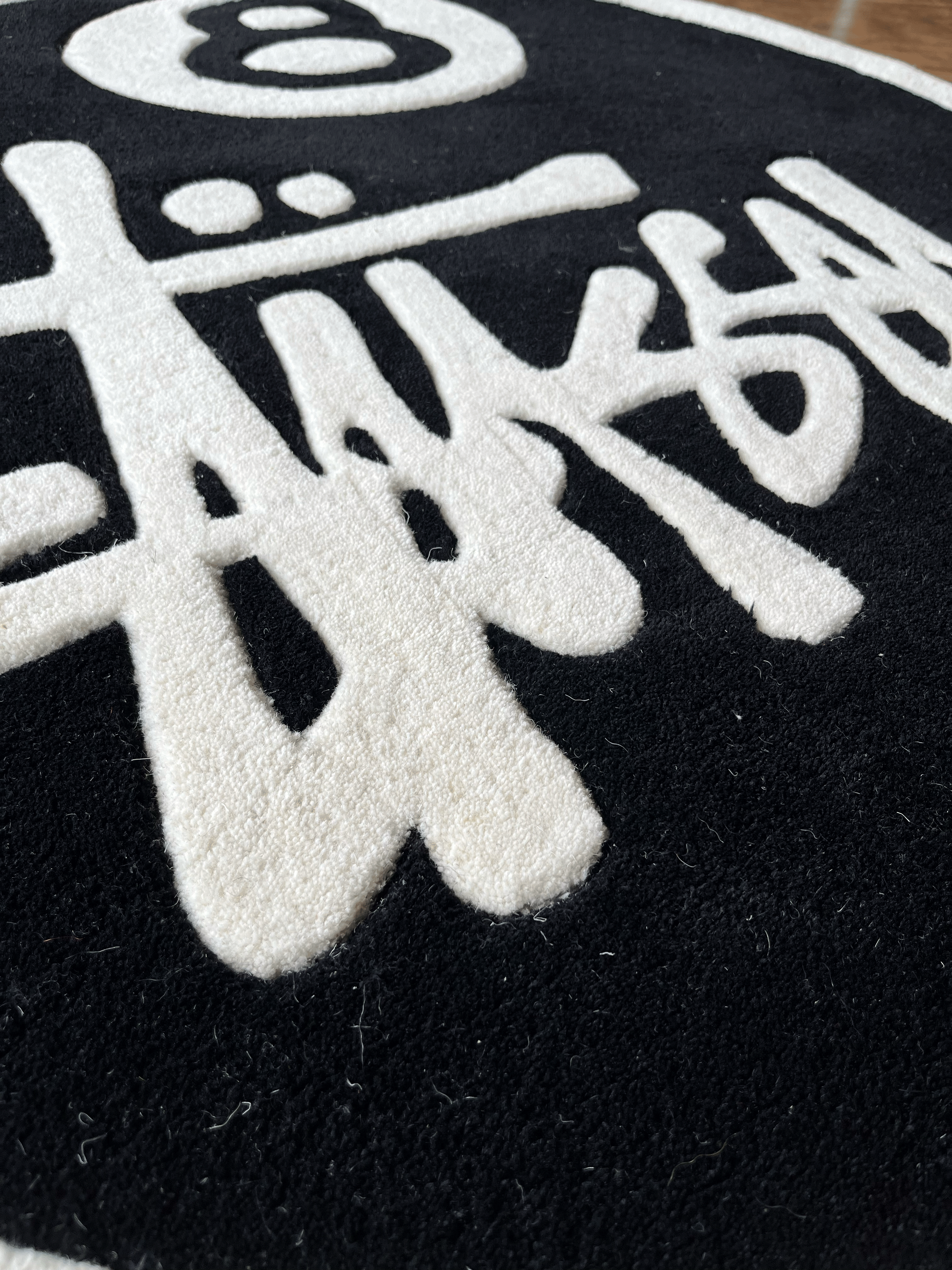 8 Ball Stussy Hand Tufted Rug by The Drip Co.