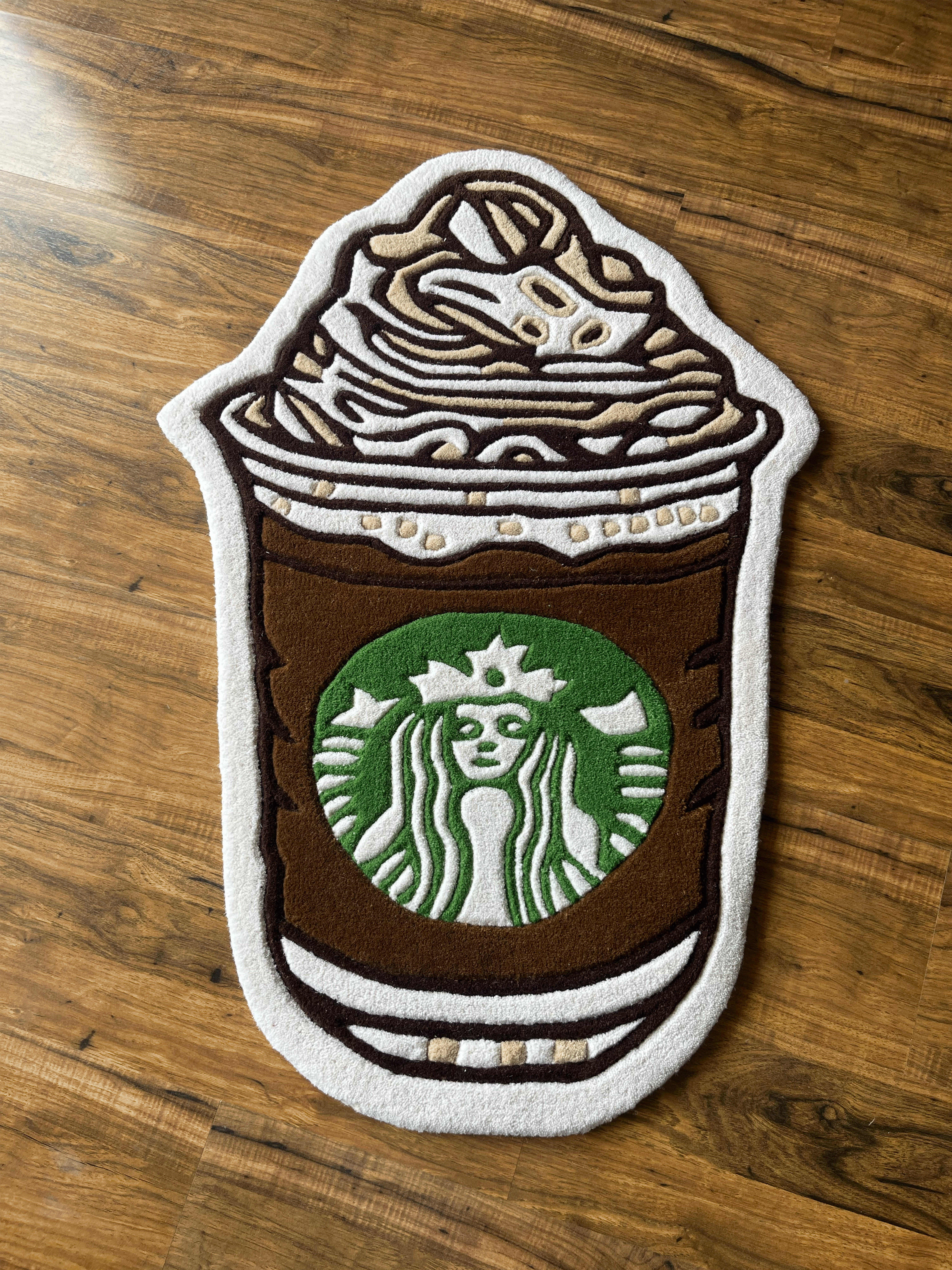 Starbucks Cup Rug