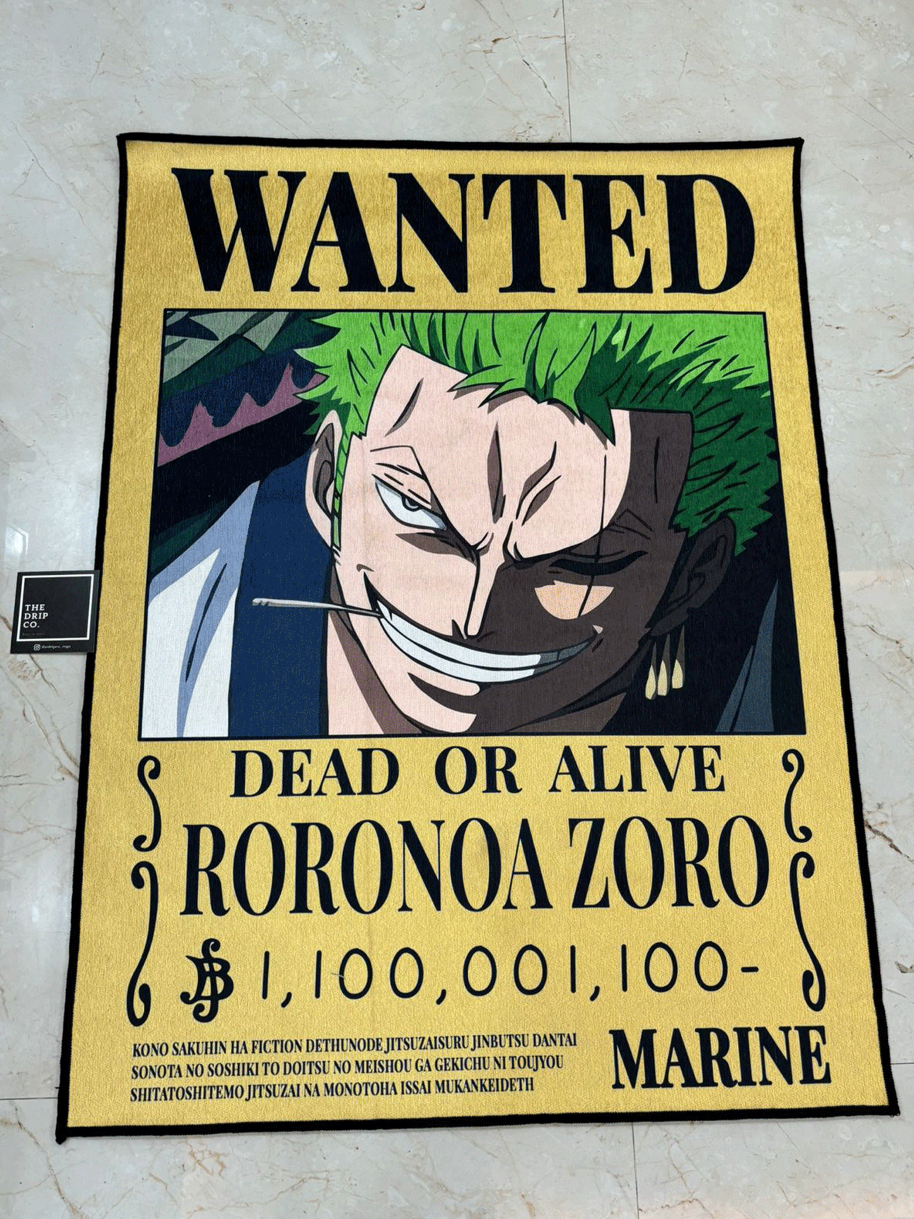 Zoro Wanted Printed Rug