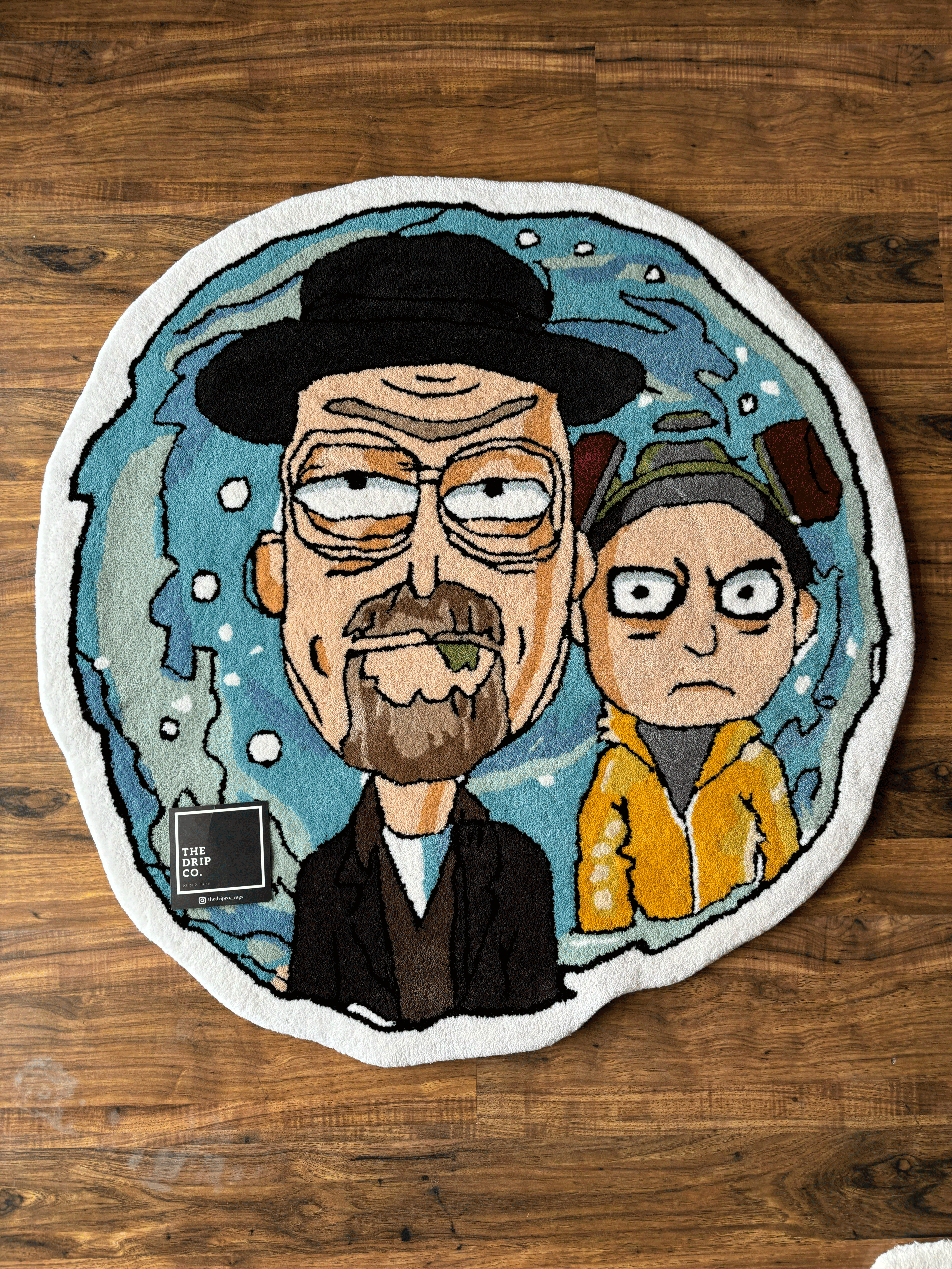 Rick & Morty X Breaking Bad Hand Tufted Rug