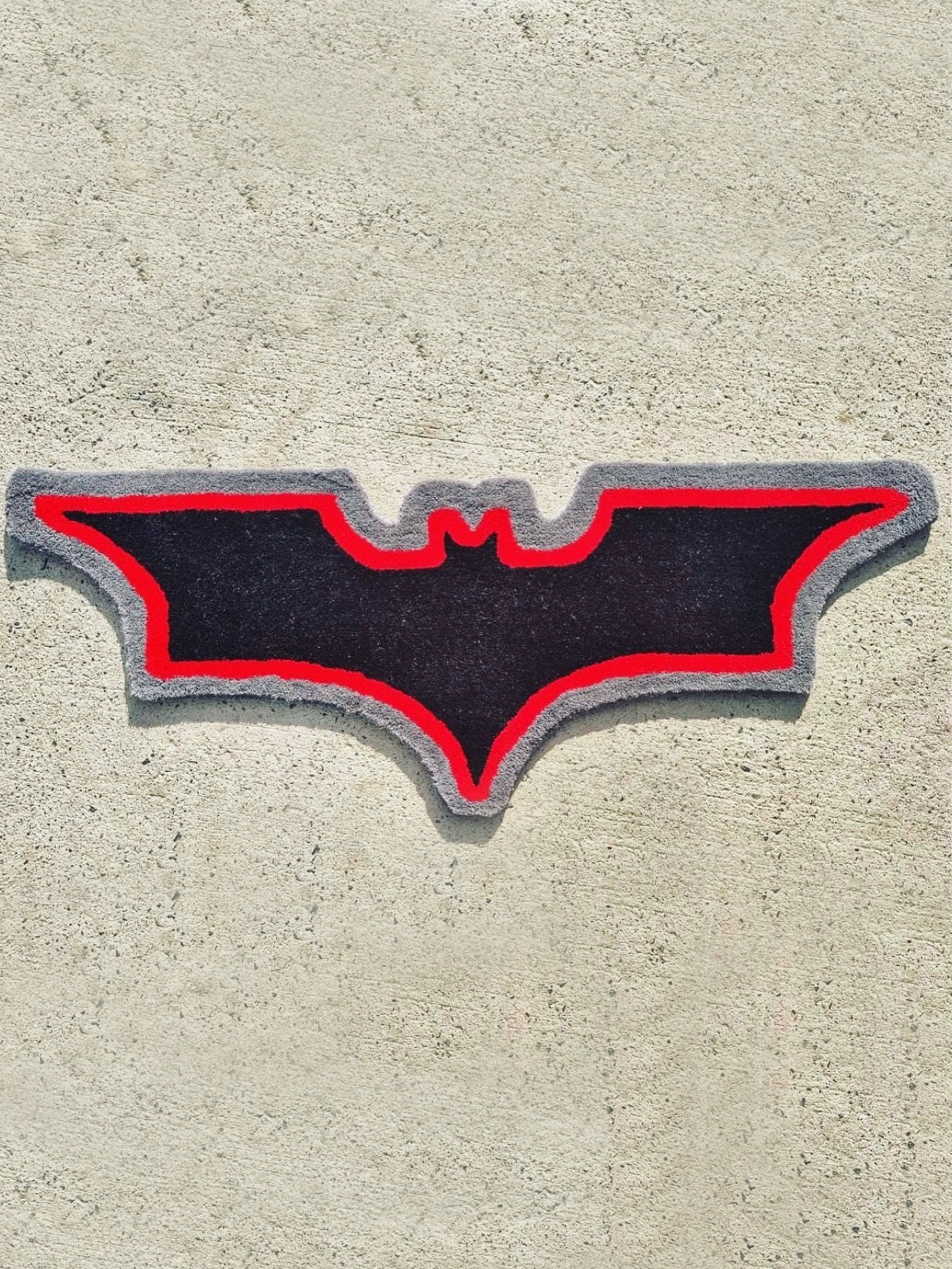 The Dark Knight Batarang (Batman) Hand Tufted Rug