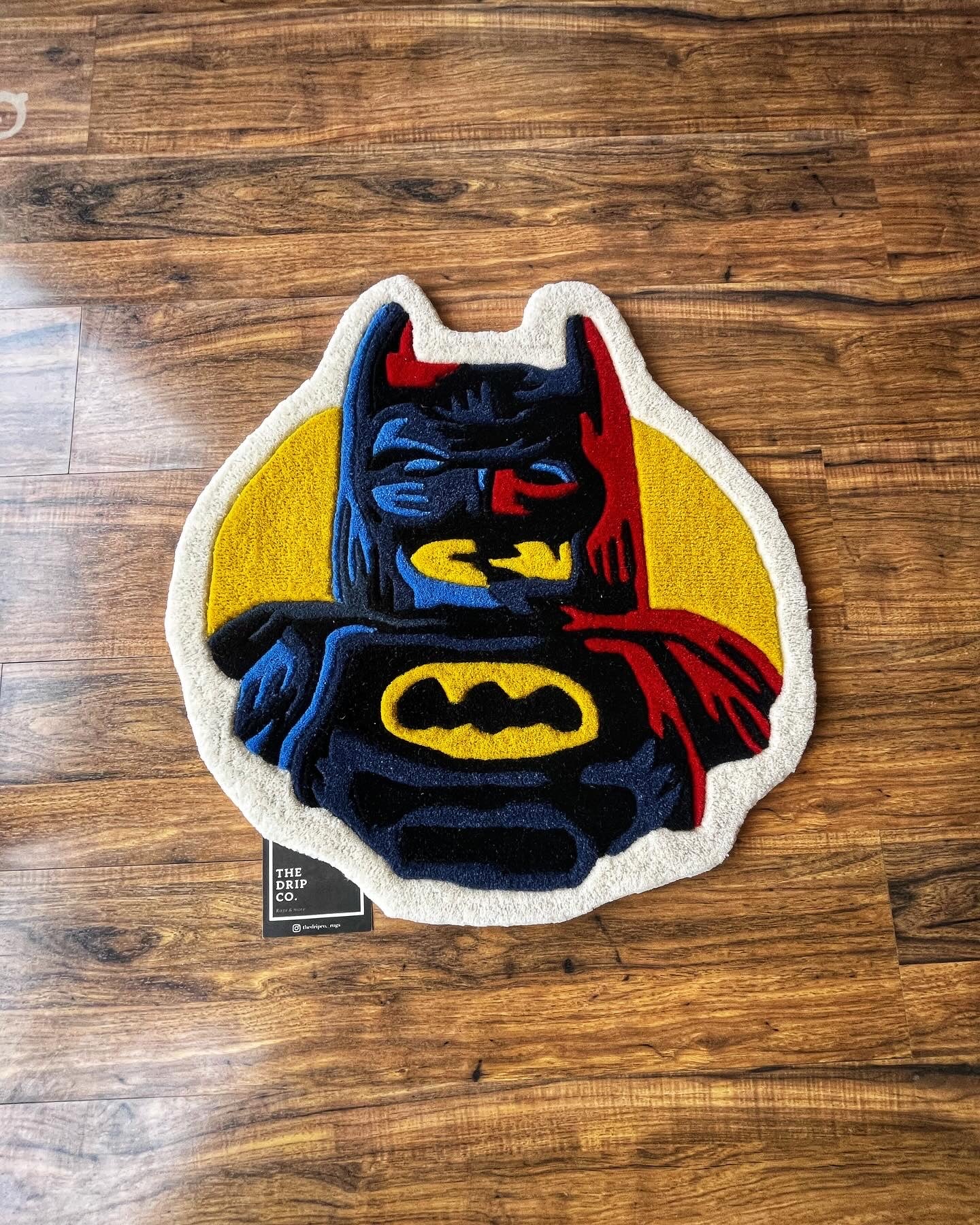 Batman Lego Hand Tufted Rug by The Drip Co.