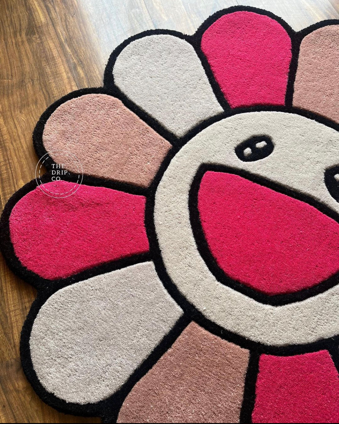 Murakami Pink flower Rug