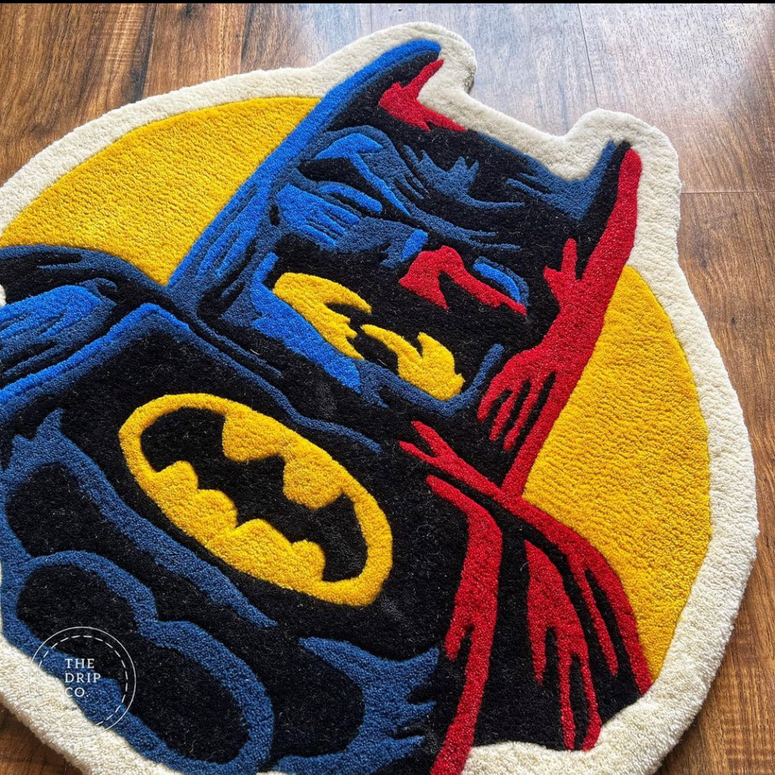 Batman Lego Hand Tufted Rug by The Drip Co.