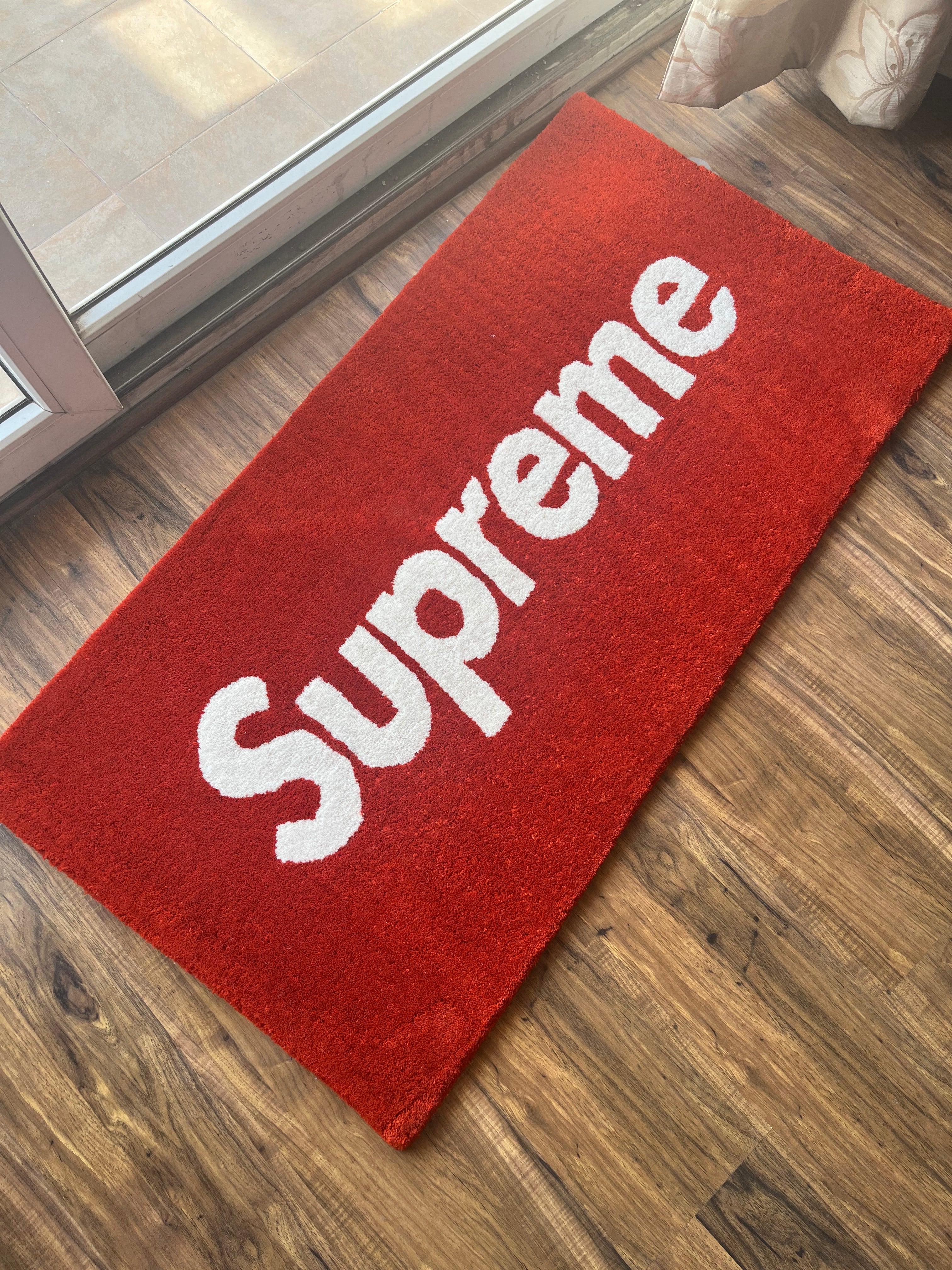 Supreme logo Rug