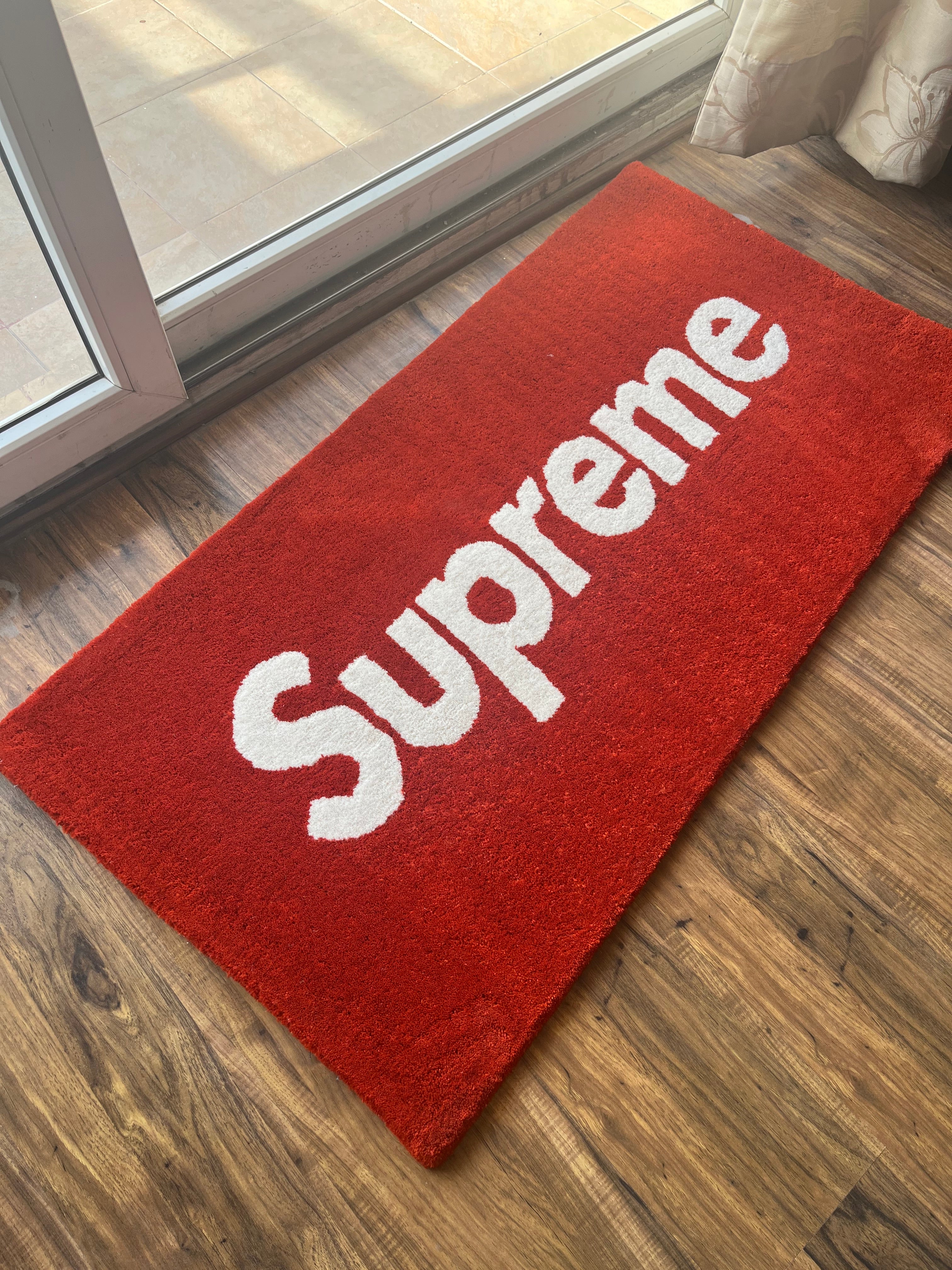 Supreme logo Rug