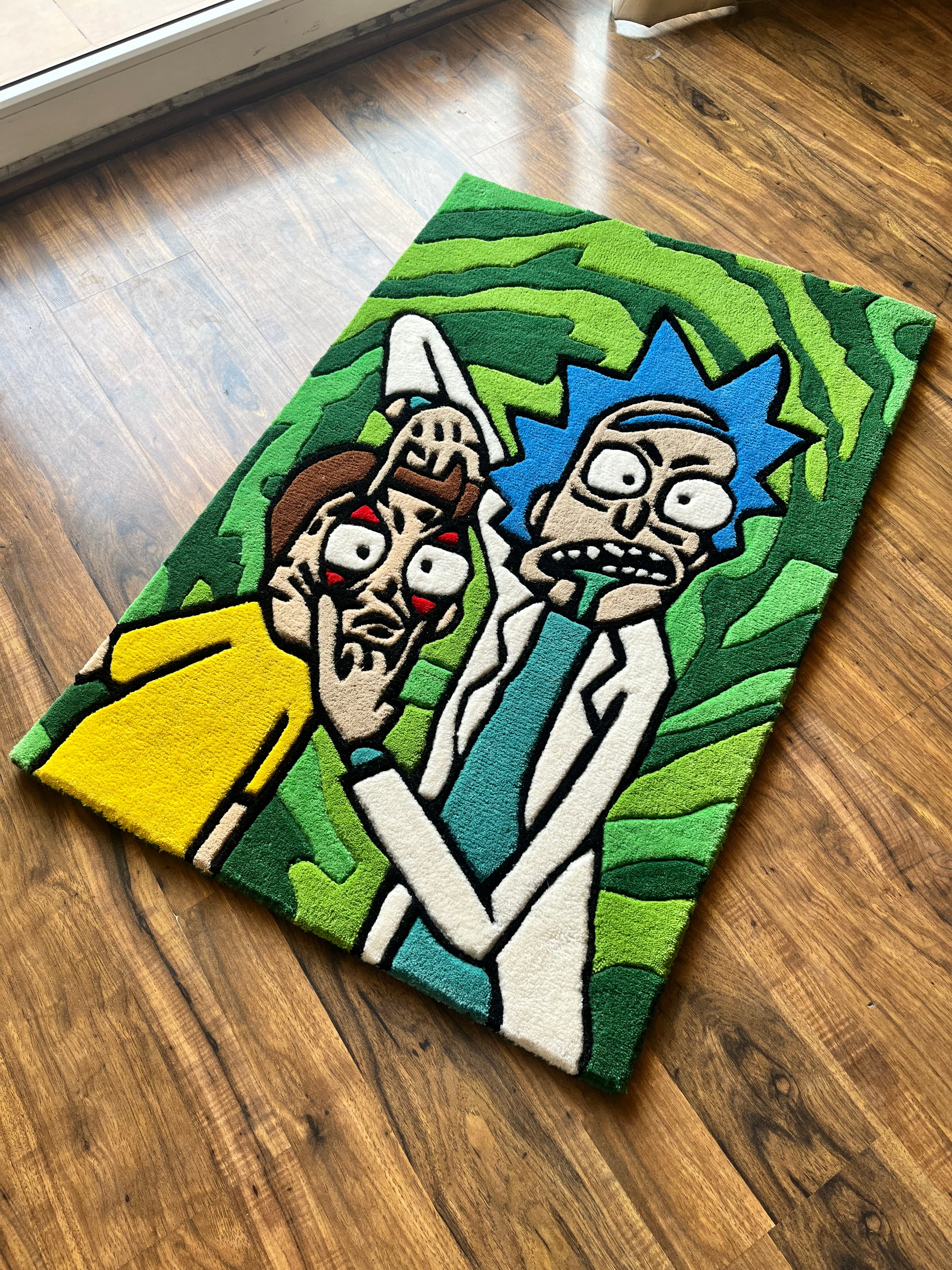 Rick & Morty Hand Tufted