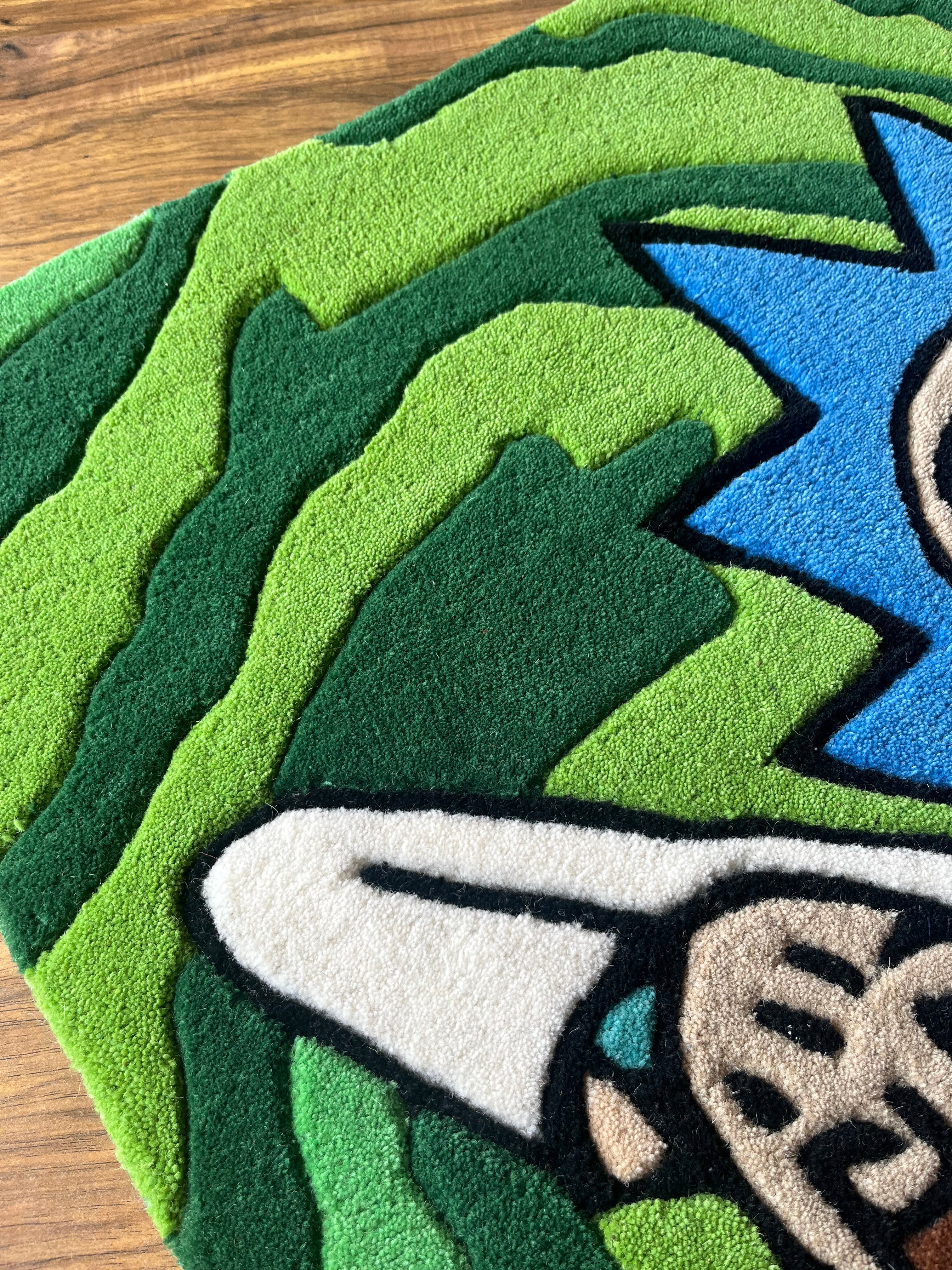 Rick & Morty Hand Tufted