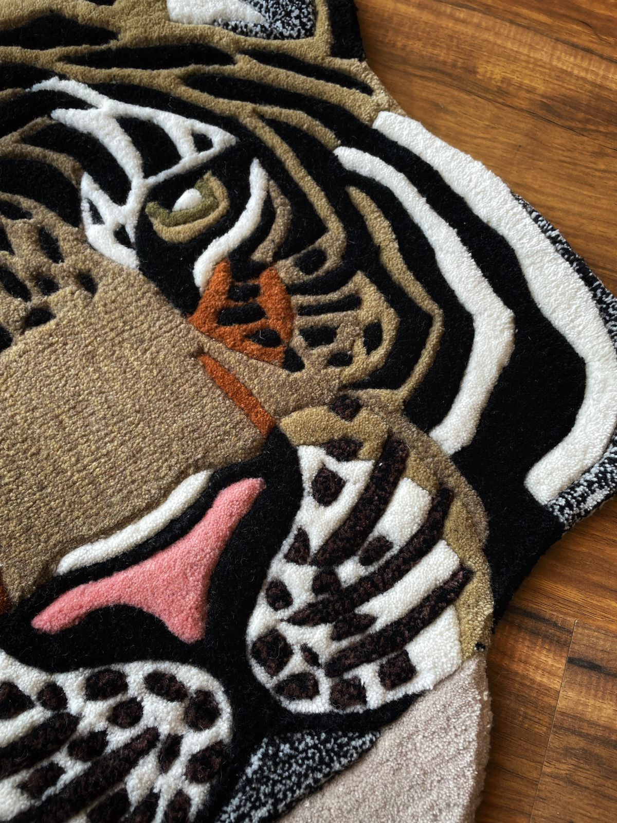 Tiger Face Rug